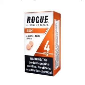 Rogue Fruit Flavor 4MG, Nicotine gum