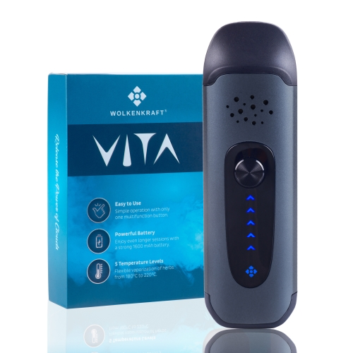 WOLKENKRAFT ViTA Vaporizer *Midnight Blue* - Image 4