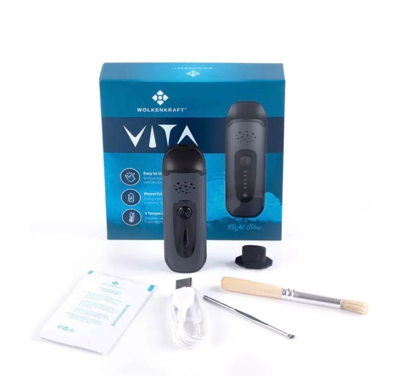 WOLKENKRAFT ViTA Vaporizer *Midnight Blue* - Image 6