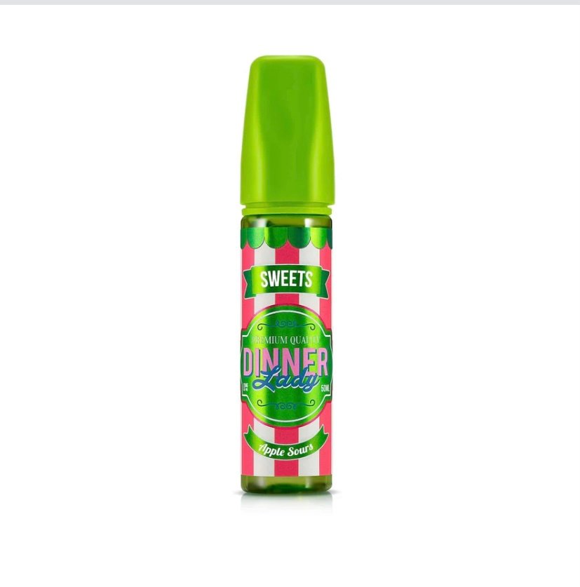 DINNER LADY 50ml Sweet Shortfill E-Liquid - Apple Sours