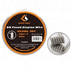 Geek Vape SS316 Fused Clapton 24AWG*2 (twisted) + 32AWG 3m