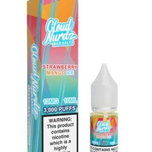 Cloud Nurdz Strawberry Mango Ice 10ml Nic Salt