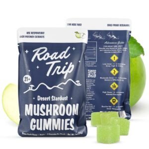 DESERT STARDUST MUSHROOM GUMMIES - GREEN APPLE