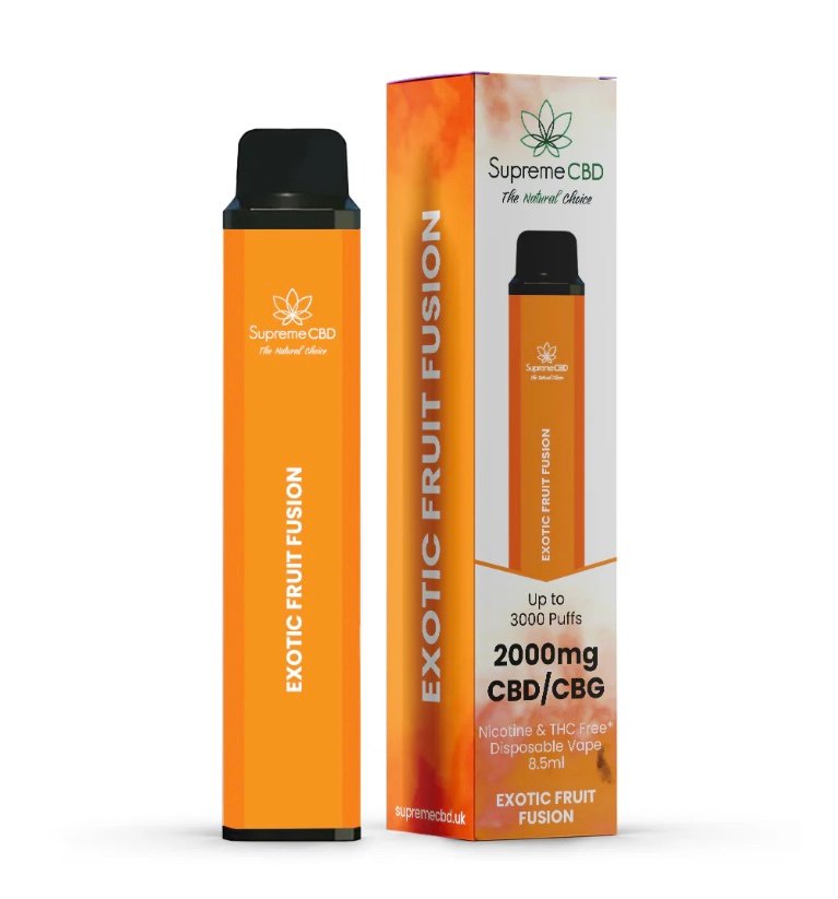 CBD Disposable Vape - Exotic Fruit Fusion (2000mg)
