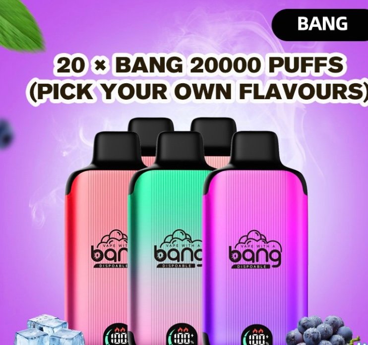 20 × BANG 20000 PUFFS (PICK YOUR OWN FLAVORS)