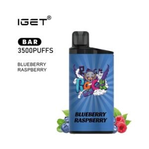 IGET BAR BLUEBERRY RASPBERRY 3500 PUFFS
