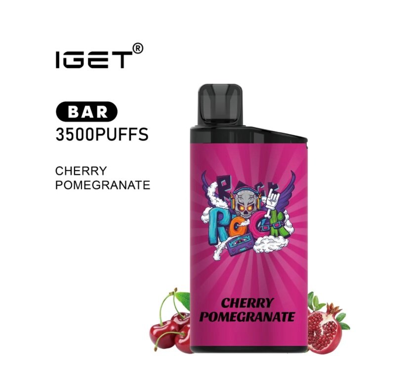 IGET BAR CHERRY POMEGRANATE 3500 PUFFS
