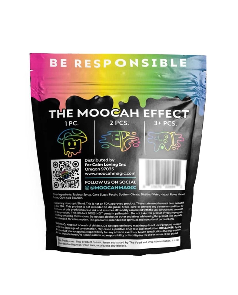 Berry Blast Moocah Mega Dose Mushroom Gummies 5ct - Image 2