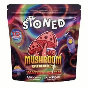Watermelon STONED Amanita Muscaria Mushroom Gummies 10000MG 10CT
