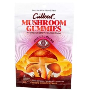 Blood Orange Cutleaf Mushroom Gummies Amanita Blend 500mg