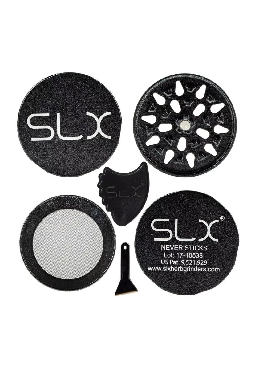 SLX Aluminum Non-Stick Herb Grinder | 4-Part | 2 Inch - Image 3