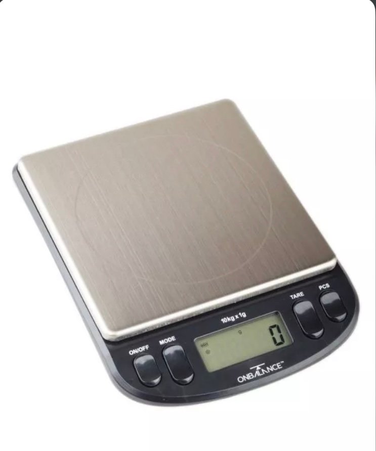ON BALANCE INTREPID BENCH DIGITAL SCALES 10KG X 1G