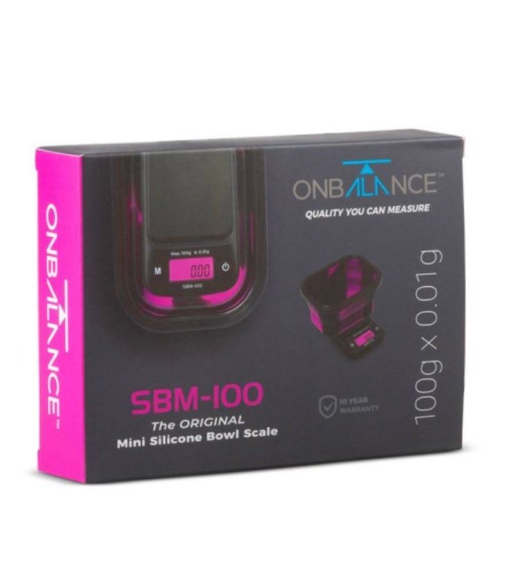 PINK MINI SILICONE BOWL DIGITAL SCALE 100G X 0.01G - Image 10