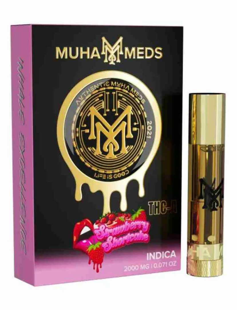 Strawberry Shortcake Muha Meds THC-A Cartridge 2G