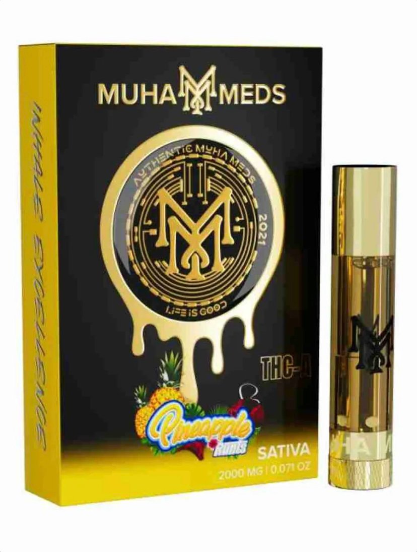 Pineapple Runtz Muha Meds THC-A Cartridge 2G