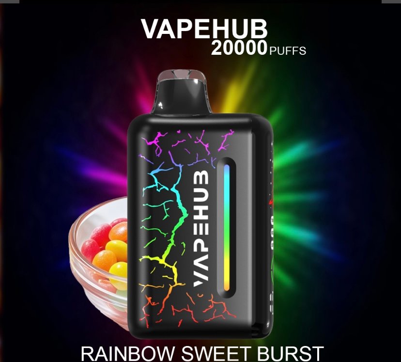 VAPEHUB RAINBOW SWEET BURST – 20000 PUFFS